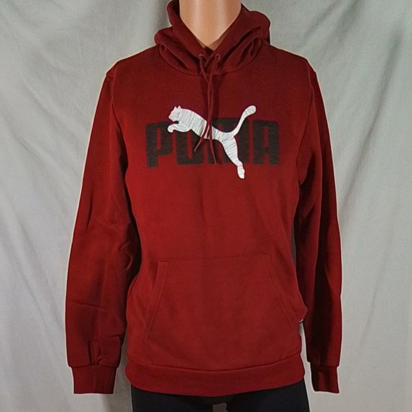 Puma Other - Men's Puma Layered Graphic Hoodie-Intense Red-Small-NWT